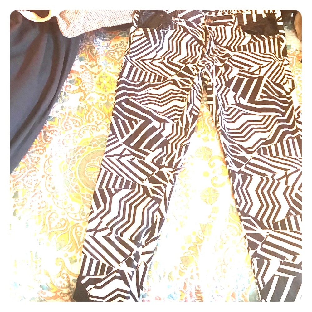 Nice black and white pant